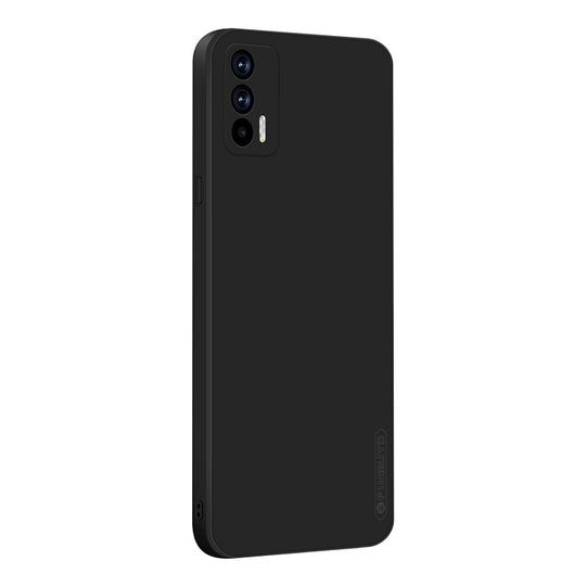For OPPO Realme GT / GT NEO / Realme Q3 Pro PINWUYO Touching Series Liquid Silicone TPU Shockproof Case(Black)
