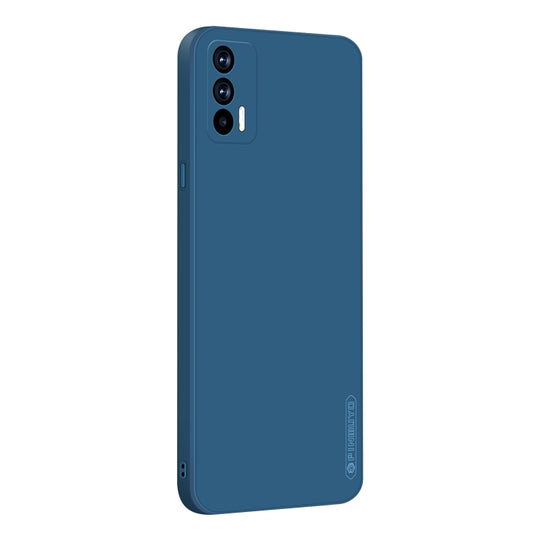 For OPPO Realme GT / GT NEO / Realme Q3 Pro PINWUYO Touching Series Liquid Silicone TPU Shockproof Case(Blue)