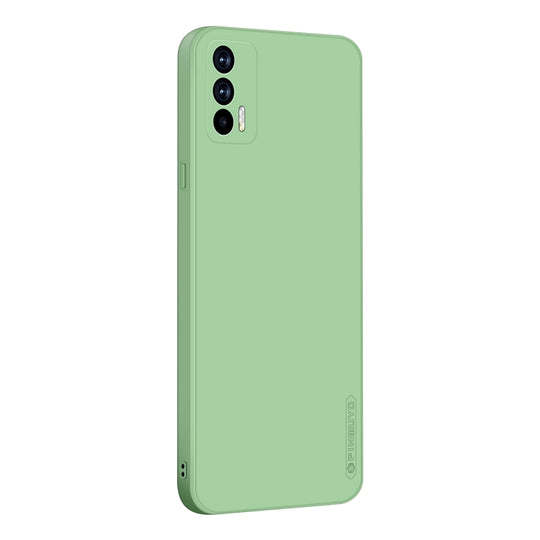 For OPPO Realme GT / GT NEO / Realme Q3 Pro PINWUYO Touching Series Liquid Silicone TPU Shockproof Case(Green)