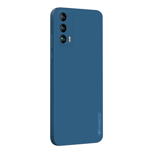 For Meizu 18 PINWUYO Touching Series Liquid Silicone TPU Shockproof Case(Blue) - More Brand by PINWUYO | Online Shopping UK | buy2fix