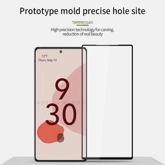 For Google Pixel 6 PINWUYO 9H 2.5D Full Screen Tempered Glass Film(Black) - Google Tempered Glass by PINWUYO | Online Shopping UK | buy2fix