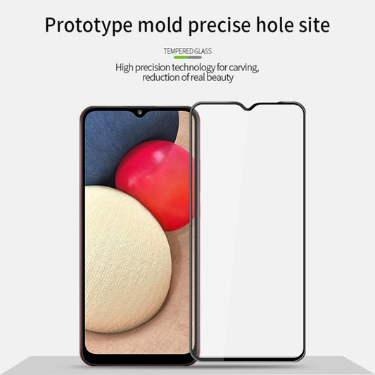 For Samsung Galaxy A03s 164mm PINWUYO 9H 3D Curved Full Screen Explosion-proof Tempered Glass Film(Black) - Galaxy Tempered Glass by PINWUYO | Online Shopping UK | buy2fix