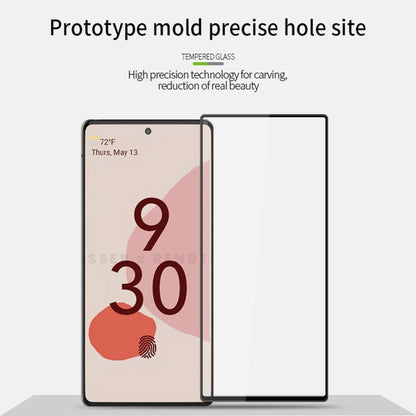 For Google Pixel 6 PINWUYO 9H 3D Curved Full Screen Explosion-proof Tempered Glass Film(Black) - Google Tempered Glass by PINWUYO | Online Shopping UK | buy2fix