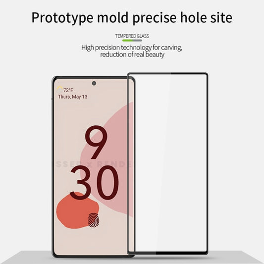 For Google Pixel 6 PINWUYO 9H 3D Curved Full Screen Explosion-proof Tempered Glass Film(Black) - Google Tempered Glass by PINWUYO | Online Shopping UK | buy2fix