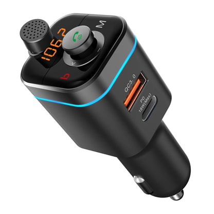 C72 Car MP3 Player Receiver FM Transmitter PD18W USB-C Car Charger Phone Music Player - Bluetooth Car Kits by buy2fix | Online Shopping UK | buy2fix