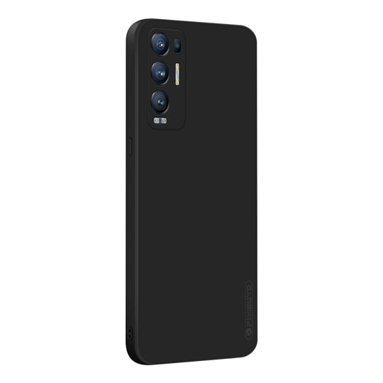 For OPPO Reno5 Pro Plus / Find X3 NEO PINWUYO Touching Series Liquid Silicone TPU Shockproof Case(Black)