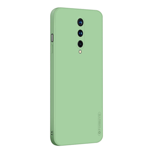 For OnePlus 8 PINWUYO Touching Series Liquid Silicone TPU Shockproof Case(Green) - OnePlus Cases by PINWUYO | Online Shopping UK | buy2fix
