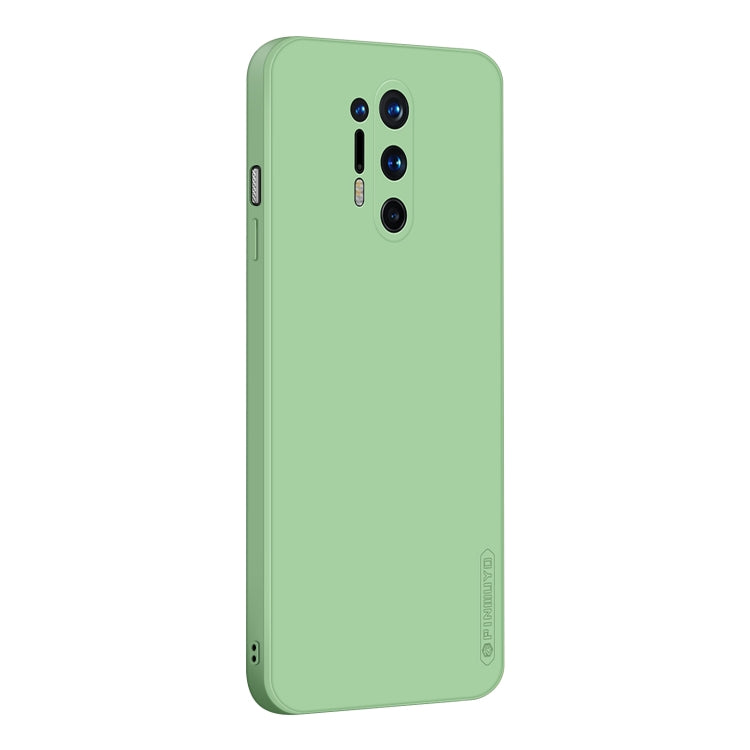 For OnePlus 8 Pro PINWUYO Touching Series Liquid Silicone TPU Shockproof Case(Green) - OnePlus Cases by PINWUYO | Online Shopping UK | buy2fix