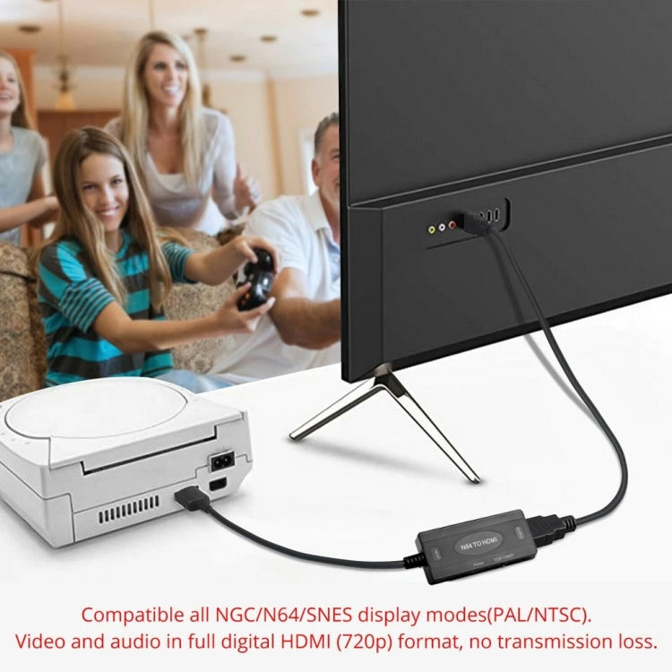 1080P N64 to HDMI Digital Analog Converter Video Cable Adapter by buy2fix