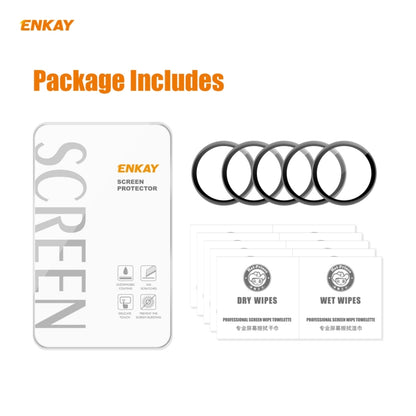 5 PCS For Huawei WATCH 3 46mm ENKAY Hat-Prince 3D Full Coverage Soft PC Edge + PMMA HD Screen Protector Film - Screen Protector by ENKAY | Online Shopping UK | buy2fix