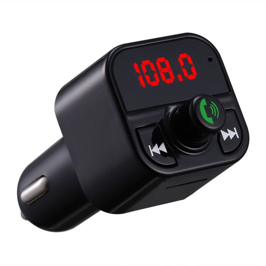 X5 Handsfree Car Kit FM Transmitter Wireless Audio Receiver Auto MP3 Player Dual USB Fast Charger - Bluetooth Car Kits by buy2fix | Online Shopping UK | buy2fix