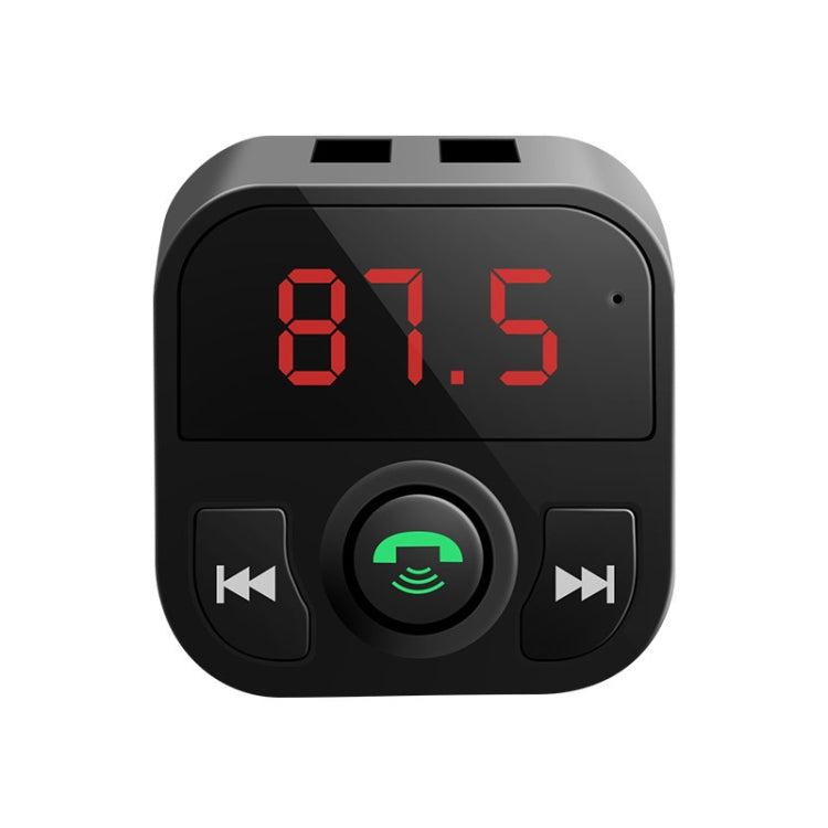 X5 Handsfree Car Kit FM Transmitter Wireless Audio Receiver Auto MP3 Player Dual USB Fast Charger - Bluetooth Car Kits by buy2fix | Online Shopping UK | buy2fix