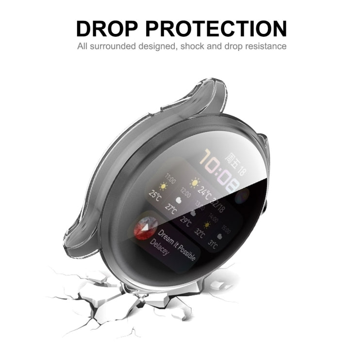 For Huawei Watch 3 46mm ENKAY Hat-Prince Full Coverage Transparent Soft Case TPU HD Clear Cover by ENKAY