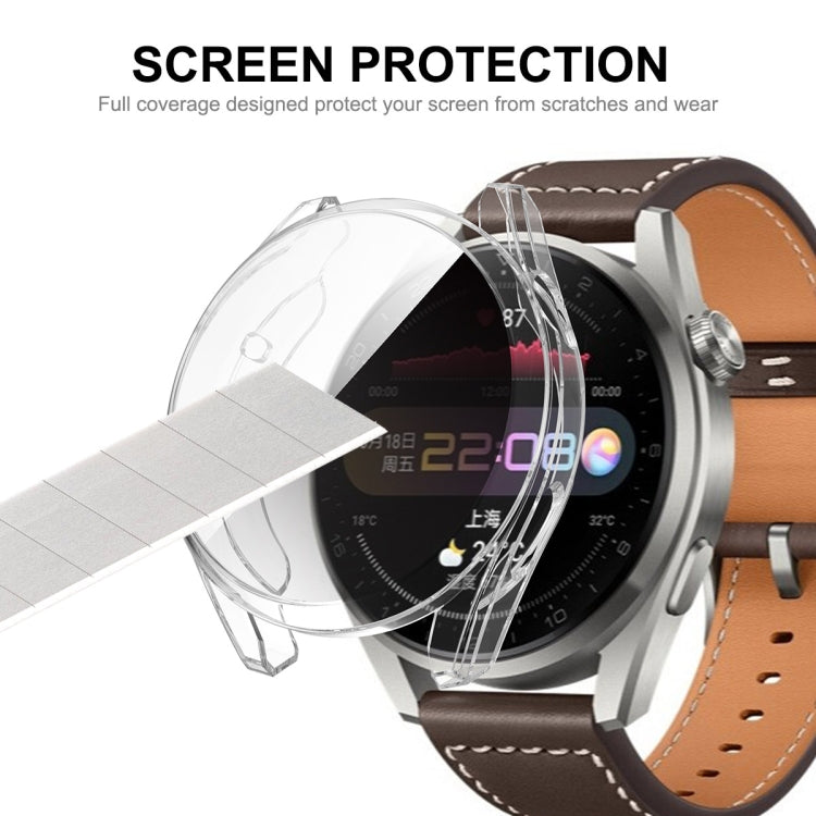 For Huawei Watch 3 Pro 48mm ENKAY Hat-Prince Full Coverage Transparent Soft Case TPU HD Clear Cover by ENKAY