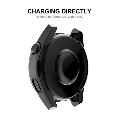 For Huawei Watch 3 Pro 48mm ENKAY Hat-Prince Full Coverage Transparent Soft Case TPU HD Clear Cover(Black) by ENKAY
