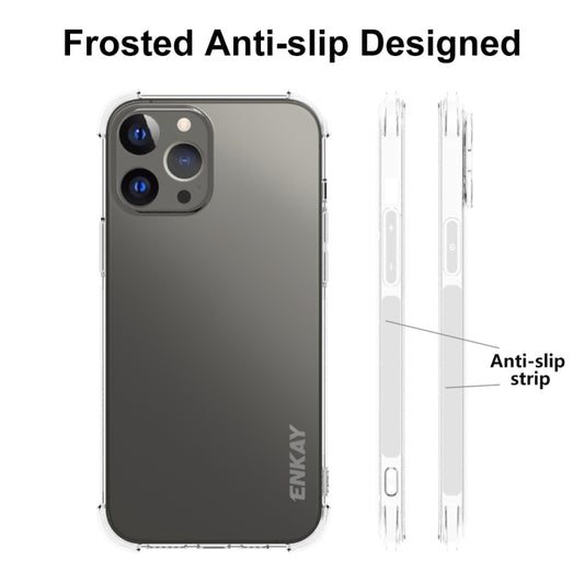 For iPhone 13 Pro Max Hat-Prince ENKAY Clear TPU Shockproof Soft Case Drop Protection Cover - iPhone 13 Pro Max Cases by ENKAY | Online Shopping UK | buy2fix