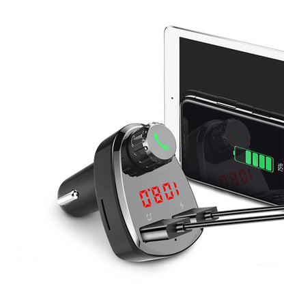 G13 Car MP3 Player Bluetooth Hands-free Device FM Transmitter Car Kit Dual USB Fast Charger - Bluetooth Car Kits by buy2fix | Online Shopping UK | buy2fix