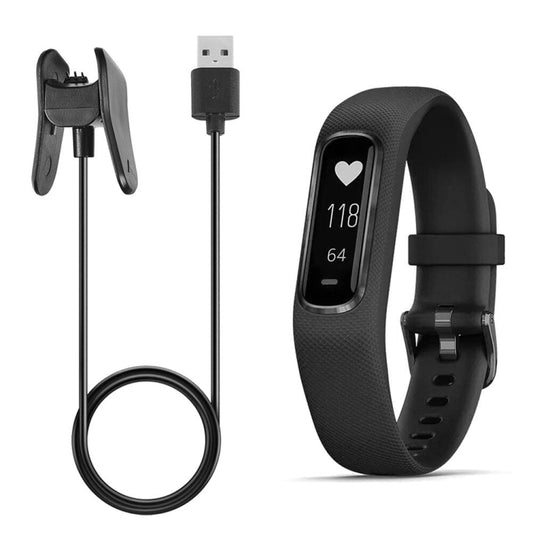 Plastic Charger for Garmin Vivosmart 4 Smartwatch, Data Cable, Replacement Cable, 1m - Charger by buy2fix | Online Shopping UK | buy2fix