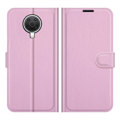 For Nokia G10/G20 Litchi Texture Horizontal Flip Protective Case with Holder & Card Slots & Wallet(Pink) - Nokia Cases by buy2fix | Online Shopping UK | buy2fix