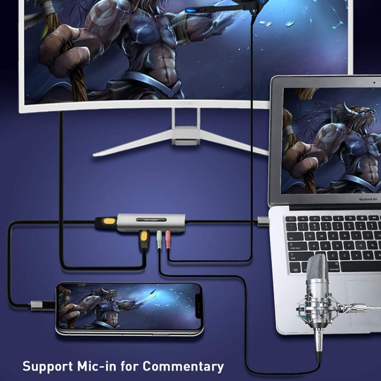 Z39A HDMI / F + Microphone HDMI / F + Audio + USB 4K Capture Card, Support Windows Android Linux and MacOS Etc - Video Capture Solutions by buy2fix | Online Shopping UK | buy2fix