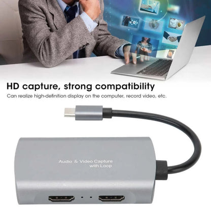 Z31A 4K Type-C to HDMI1080P Video Capture Card with Loop - Video Capture Solutions by buy2fix | Online Shopping UK | buy2fix