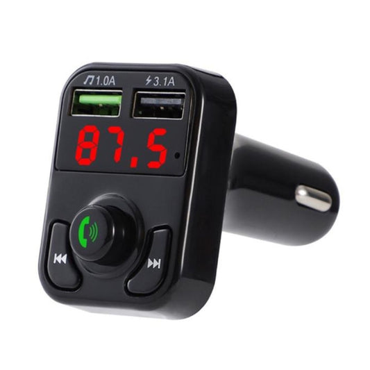 X3 Wireless 5.0 Handsfree Car Kit FM Wireless Audio Receiver Transmitter MP3 Player Dual USB Digital Fast Charger - Bluetooth Car Kits by buy2fix | Online Shopping UK | buy2fix
