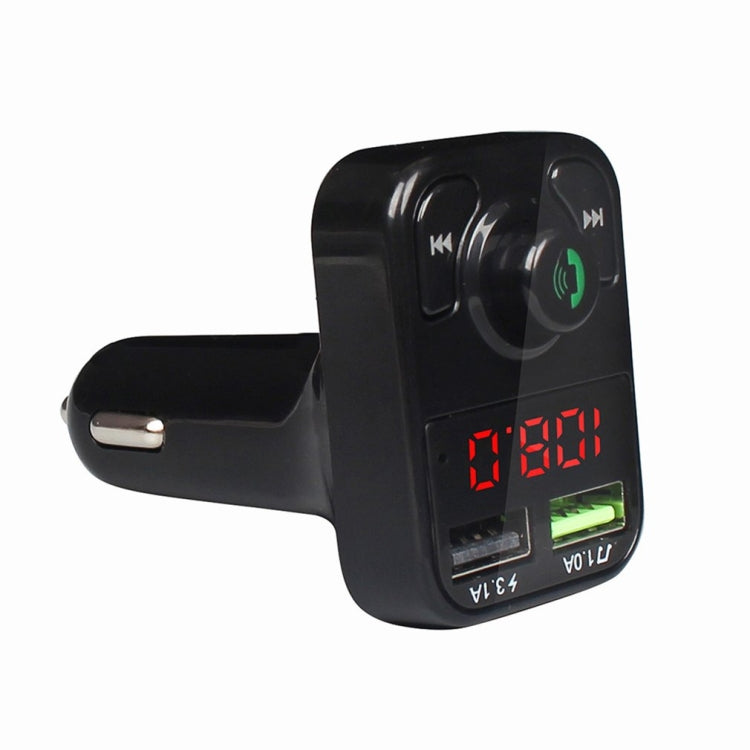 X3 Wireless 5.0 Handsfree Car Kit FM Wireless Audio Receiver Transmitter MP3 Player Dual USB Digital Fast Charger - Bluetooth Car Kits by buy2fix | Online Shopping UK | buy2fix