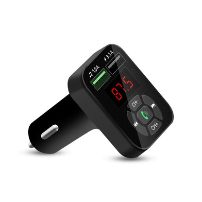 A9 Car FM Transmitter Hands-free Wireless Audio Receiver MP3 Player Dual USB Fast Charger - Bluetooth Car Kits by buy2fix | Online Shopping UK | buy2fix