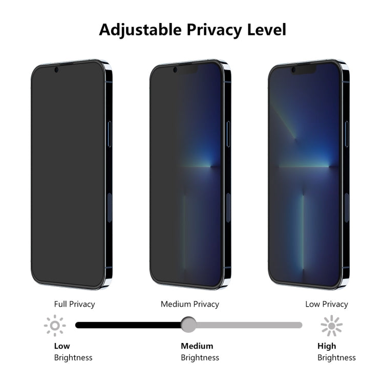 For iPhone 13 mini 5pcs ENKAY Hat-Prince Full Coverage Anti-drop Privacy Screen Protector Anti-spy Tempered Glass Film - iPhone 13 mini Tempered Glass by ENKAY | Online Shopping UK | buy2fix