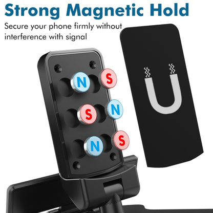 H-144B Universal Car Phone Holder Magnetic Stop Sign Holder Mobile Phone Interior Decoration Accessories by buy2fix