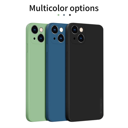 For iPhone 13 PINWUYO Touching Series Liquid Silicone TPU Shockproof Case(Black) - iPhone 13 Cases by PINWUYO | Online Shopping UK | buy2fix