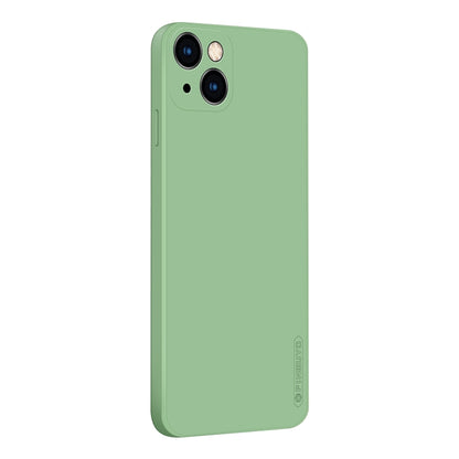 For iPhone 13 PINWUYO Touching Series Liquid Silicone TPU Shockproof Case(Green) - iPhone 13 Cases by PINWUYO | Online Shopping UK | buy2fix