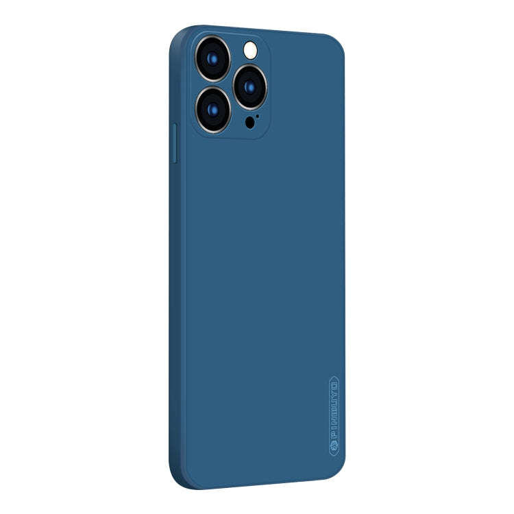 For iPhone 13 Pro PINWUYO Touching Series Liquid Silicone TPU Shockproof Case (Blue) - iPhone 13 Pro Cases by PINWUYO | Online Shopping UK | buy2fix