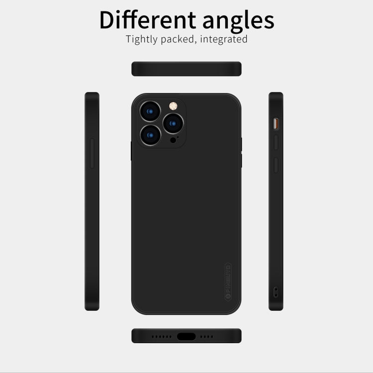 For iPhone 13 Pro Max PINWUYO Touching Series Liquid Silicone TPU Shockproof Case (Black) - iPhone 13 Pro Max Cases by PINWUYO | Online Shopping UK | buy2fix