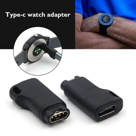Watch Charging Head Smart Accessories with Type C Adapter For Garmin Fenix 5 / 5x / 5s / 6 / 6X / 6S Pro / Venu - Charger by buy2fix | Online Shopping UK | buy2fix