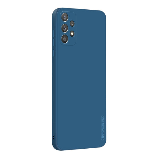 For Samsung Galaxy A72 4G/5G PINWUYO Touching Series Liquid Silicone TPU Shockproof Case(Blue)