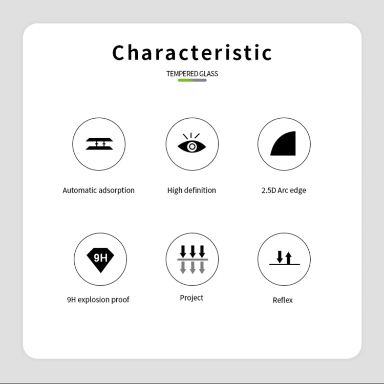 For Samsung Galaxy Xcover 5 PINWUYO 9H 2.5D Full Screen Tempered Glass Film(Black) by PINWUYO