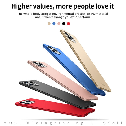 For iPhone 13 Pro Max  MOFI Frosted PC Ultra-thin Hard Case(Black) - iPhone 13 Pro Max Cases by MOFI | Online Shopping UK | buy2fix