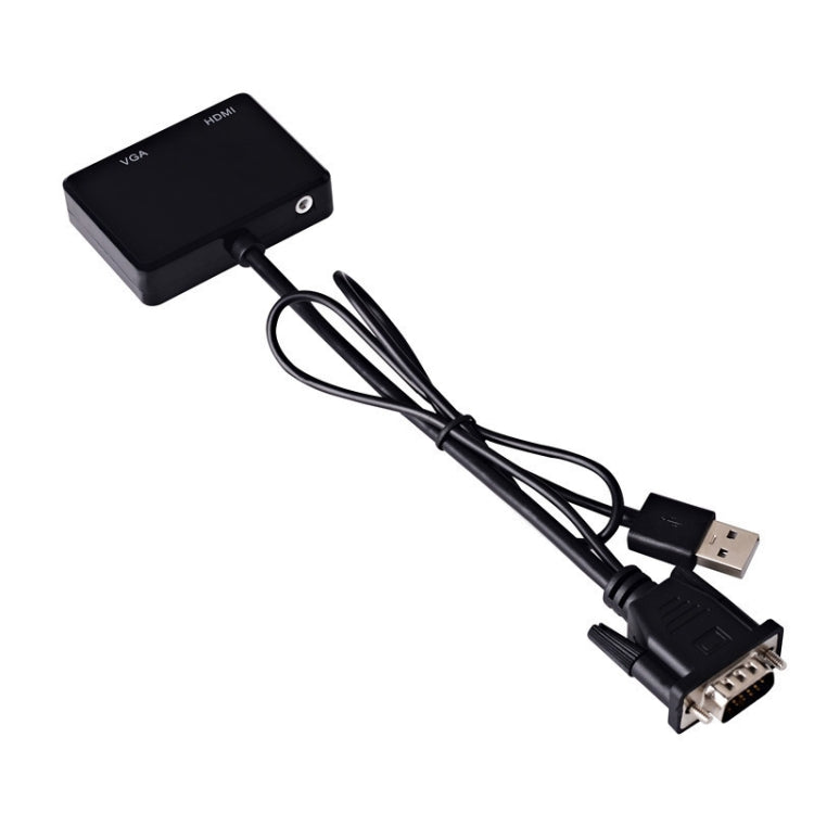VGA to HDMI Adapter VGA Splitter with 3.5mm Audio Converter by buy2fix