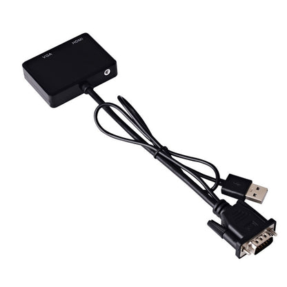 VGA to HDMI Adapter VGA Splitter with 3.5mm Audio Converter by buy2fix