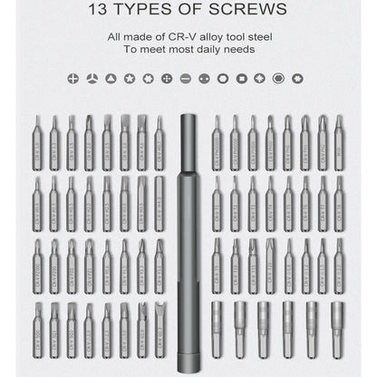 A63 63 in 1 Screwdriver Set Mobile Phone Tablet Computer Disassembly and Maintenance Tool - Screwdriver Set by buy2fix | Online Shopping UK | buy2fix