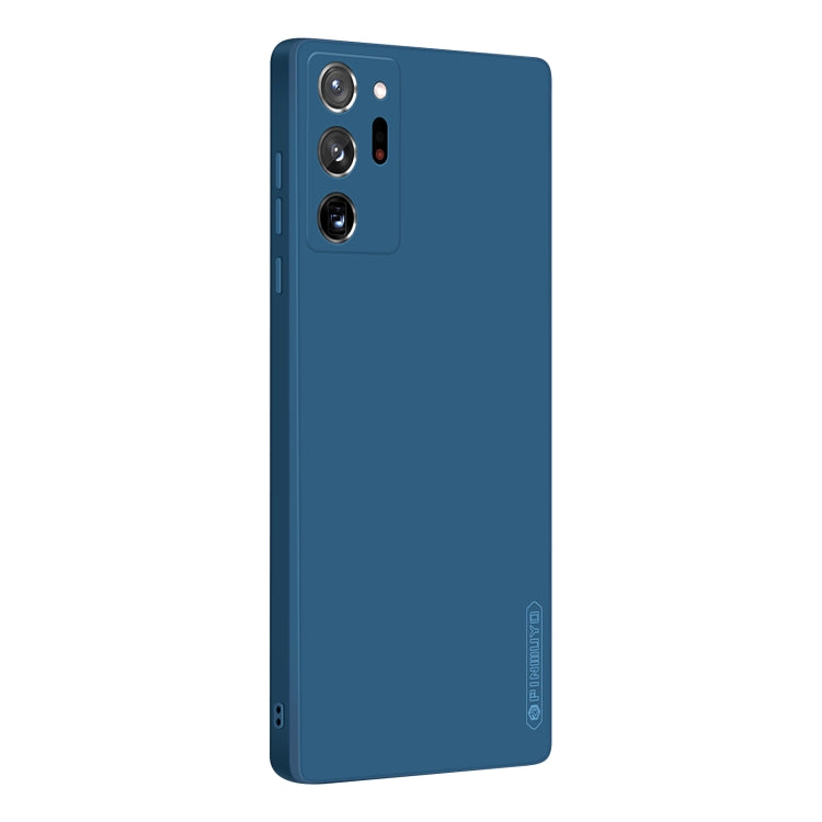For Samsung Galaxy Note20 Ultra PINWUYO Touching Series Liquid Silicone TPU Shockproof Case(Blue) - Galaxy Note20 Ultra Cases by PINWUYO | Online Shopping UK | buy2fix