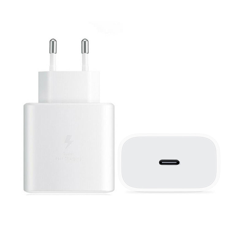M135 45W USB-C / Type-C Port Fast Charger, EU Plug(White) - USB Charger by buy2fix | Online Shopping UK | buy2fix