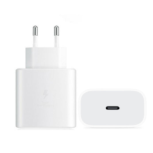 M135 45W USB-C / Type-C Port Fast Charger, EU Plug(White) - USB Charger by buy2fix | Online Shopping UK | buy2fix