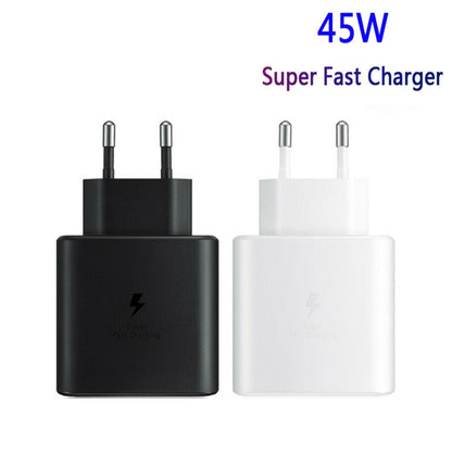M135 45W USB-C / Type-C Port Fast Charger, EU Plug(Black) - USB Charger by buy2fix | Online Shopping UK | buy2fix