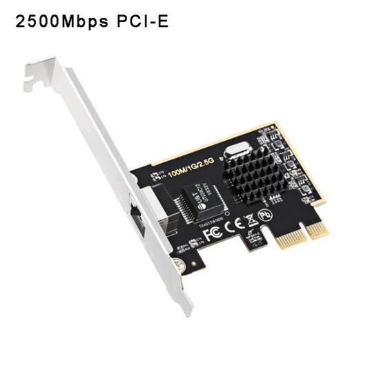 2500Mbps PCI-E RTL8125 RJ45 Gigabit Network Adapter 2.5G PCI-E Gaming LAN Card - USB Network Adapter by buy2fix | Online Shopping UK | buy2fix