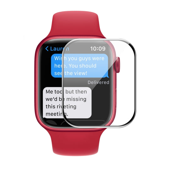 ENKAY Hat-Prince 3D Full Coverage Soft PC Edge + PMMA HD Screen Protector Film For Apple Watch Series 9 / 8 / 7 45mm