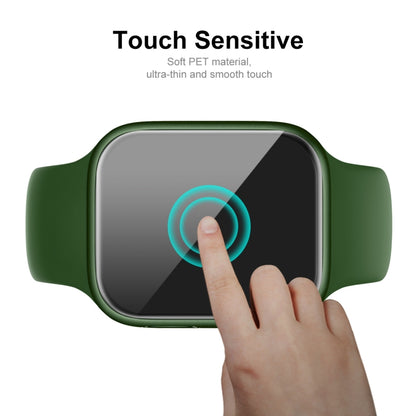 10pcs ENKAY Hat-Prince Case Friendly 3D Full Screen PET Curved Hot Bending HD Screen Protector Film For Apple Watch Series 9 / 8 / 7 41mm(Transparent) - Screen Protector by ENKAY | Online Shopping UK | buy2fix