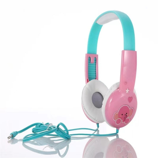 KID101 Portable Cute Children Learning Wired Headphone(Pink Green) by buy2fix