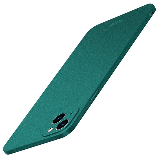 For iPhone 13 mini MOFI Fandun Series Frosted PC Ultra-thin All-inclusive Protective Case (Green) - iPhone 13 mini Cases by MOFI | Online Shopping UK | buy2fix